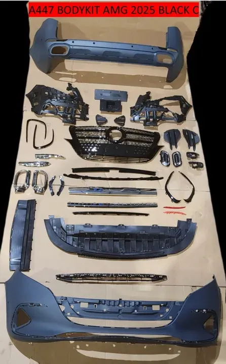 A447 BODYKIT AMG 2025 V301 BLACK FRONT TRIM